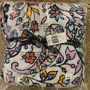 Vera Bradley Mod Paisley Floral Throw Blanket
